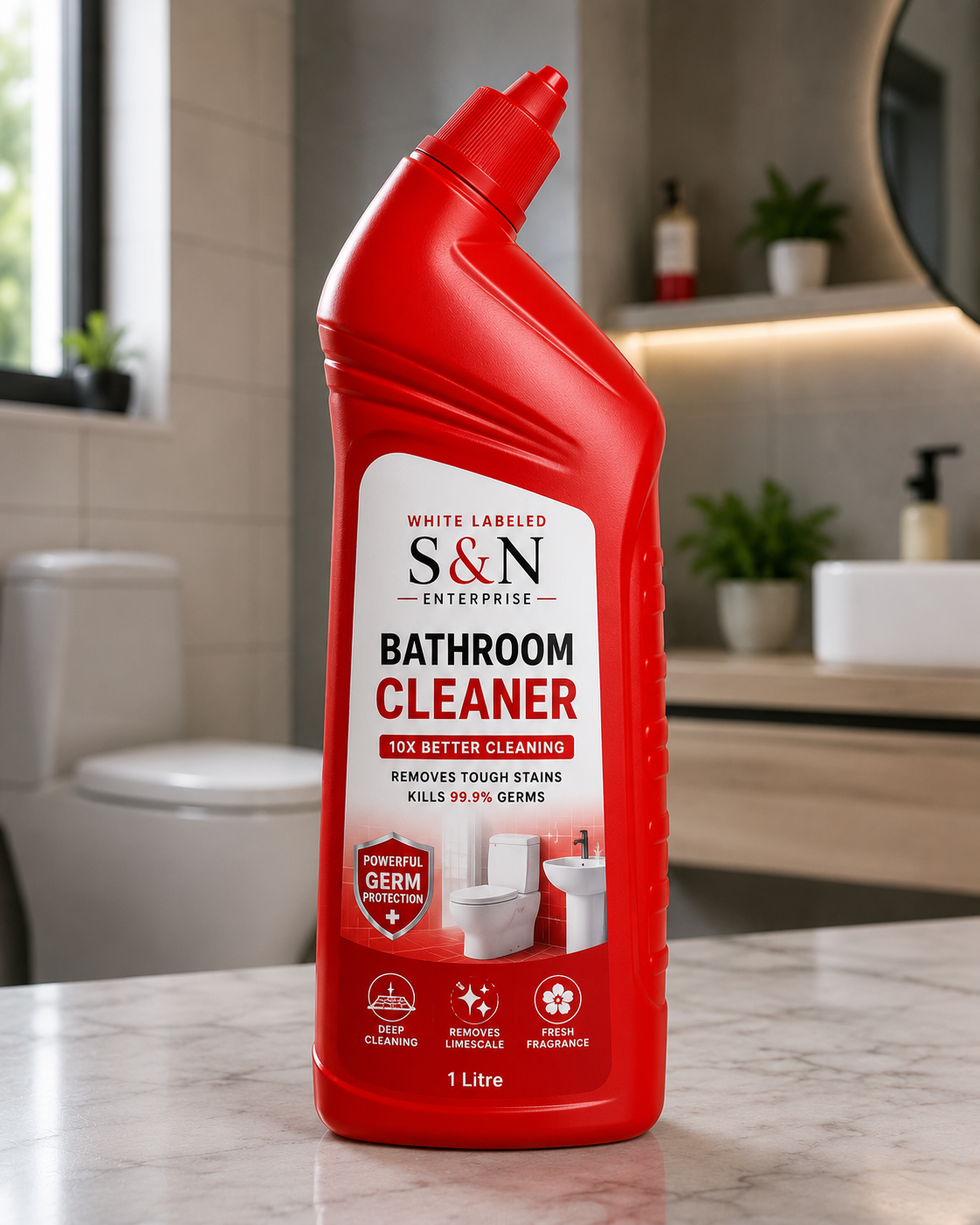 Bathroom Cleaner — BINFRND cleaning chemical in Bihar